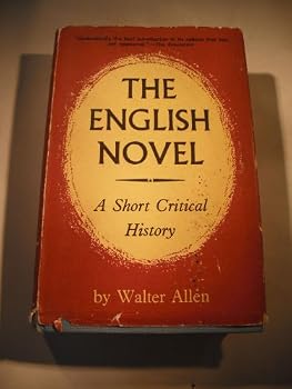 Hardcover The English Novel: A Short Critical History Book