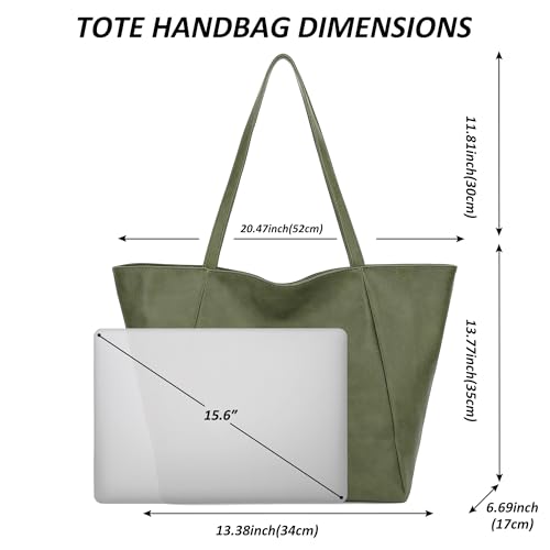 Image of TANTOMI Tote Purse for Women Large Shoulder Bag for Work Travel Purse and Handbags Weekender Bag with Zipper