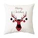 Natale Casa Modello Stampa Cuscino di Lino Regalo Home Office Decorazione Cuscino Camera Da Letto Divano Auto Federa MMMH03 2 PZ 45x45 cm