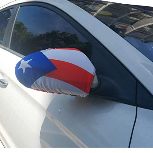 XANDER T Puerto Rico Flag Car Side View Mirror Covers (Set of 2)