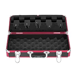 HUIOP APB-3, APB-3 Effet pédale Carry Case à Guitare Effets Total gâche métallique,Étui de Transport pour pédale d39 - Les Beatles, Paul McCartney, John Lennon, RIngo Starr, George Harrison