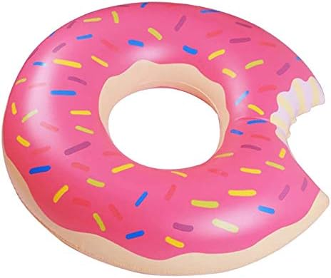 Fastwolf Donut Pool Float for Kids Adults,Inflatable Doughnut Pool Tubes Pink for Summer,Funny Vinyl Summer Pool or Beach Toy (90cm/35.5inch)