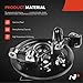 A-Premium Rear Right Steering Knuckle & Wheel Bearing Hub Assembly Compatible with Subaru Forester 2001-2008, Rear Drum Brakes Only, Passenger Side