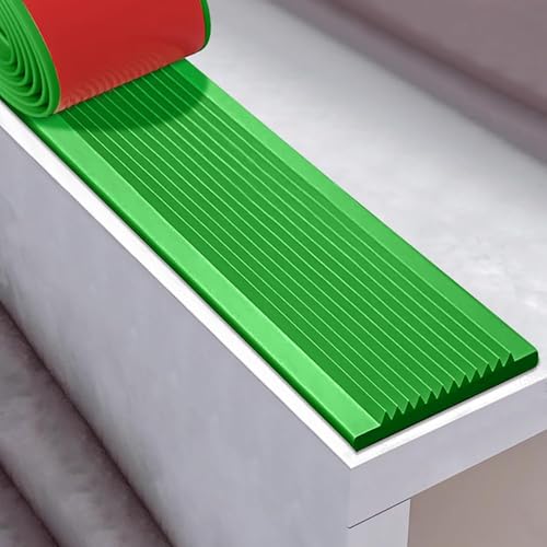 Protector de borde de escalera autoadhesiva de goma de 1 m para exterior 2