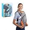 little Choice Urban Chic Babydrager, ergonomische buikdrager vanaf 3 maanden, comfortabele rugdrager met zonwering…