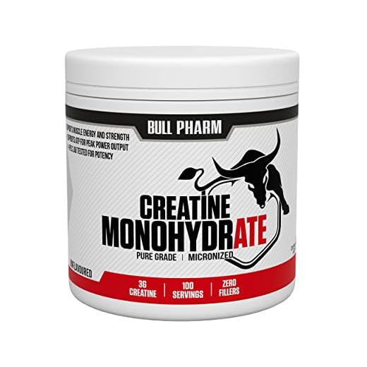 BULLPHARM Micronized Creatine Monohydrate Powder | Unflavored | Muscle Growth, Increased Strength, Enhanced Energy Output and Improved Athletic Performance | FSSAI India Approved (300 Grams)