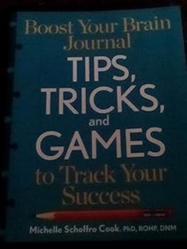 Paperback Boost Your Brain Journal: Tips, Tricks, and Games to Track Your Success Book