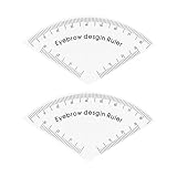 Wiederverwendbare Augenbrauenschablone Mit Symmetrischer Führung Für Präzises Auftragen Von Make Up Verstellbares Und Tragbares Design Kosmetische Augenbrauenformung