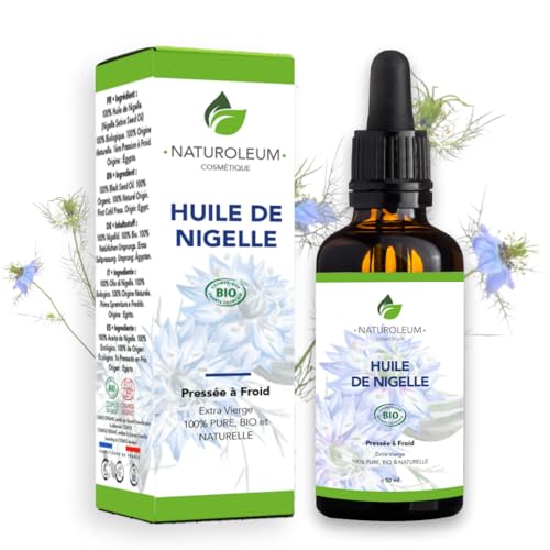HUILE DE NIGELLE 100% BIO, Pure et Naturelle,...