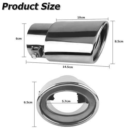 Embellecedor para tubo de escape de VW Tiguan MK2 AD1 3