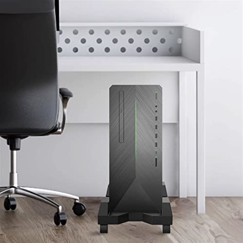 Soporte móvil para CPU, base con ruedas para torre de PC de escritorio, ajustable para la mayoría de cajas de PC gaming (Negro) miniatura 7