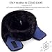 mysuntown Trapper Hat Winter Hats for Men Men with Faux Fur Neck Warmer Snow Hat with Mask