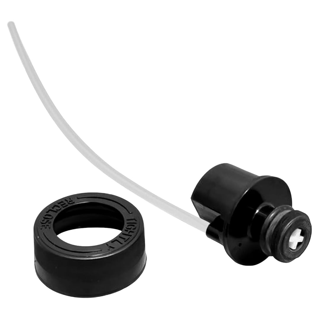 Photo 1 of Selgo Replacement Cap & Straw Assembly for Bissell Little Green Machine Carpet Cleaners - Models 1400B, 1400W, 3369, 3353, 3519, Only for Models Listed, Black