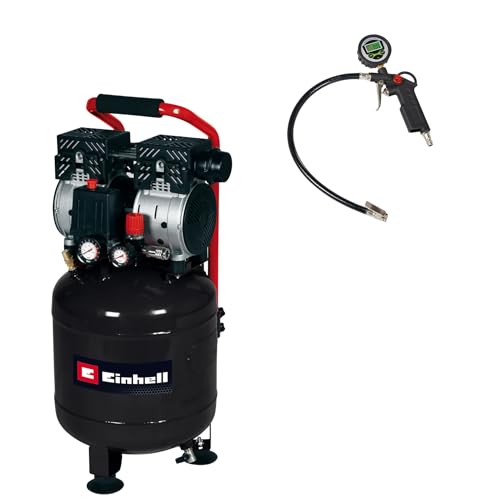 Einhell Kompressor TE-AC 24 Silent (leiser Kompressor, 750 W, max. 8 bar, öl- und servicefreier Motor, 24 l-Tank, Manometer und Schnellkupplung, Sicherheitsventil, inkl. Reifenfüller digital) Einhell Kompressor TE-AC 24 Silent (leiser Kompressor, 750 W, max. 8 bar, öl- und servicefreier Motor, 24 l-Tank, Manometer und Schnellkupplung, Sicherheitsventil, inkl. Reifenfüller digital)