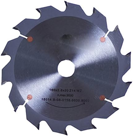 Connex COM361305 Circular Handsaw Blade Medium with 18 Teeth Carbide-Tipped, Silver, 130 x 16 mm