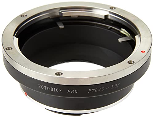 Image of Fotodiox Pro Lens Mount Adapter Compatible with Pentax 645 (P645) Mount SLR Lens to Canon EOS (EF, EF-S) Mount D /SLR Camera Body - with Gen10 Focus Confirmation Chip