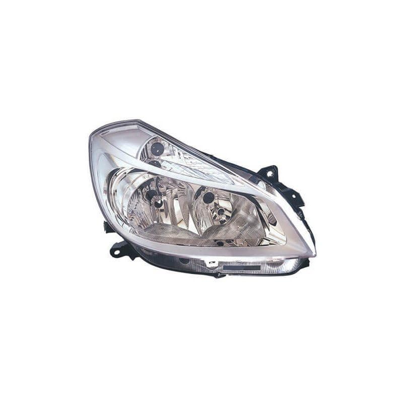 Phare avant droit Clio 3 fond chromé pour remplacer un bloc optique cassé ou jauni par le temps