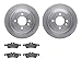 Dynamic Friction Company Rear Brake Rotors with 5000 Advanced Brake Pads 6502-32025