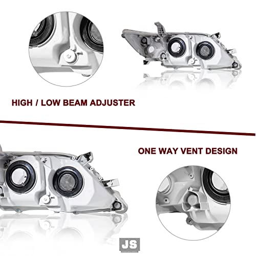 Image of JSBOYAT Headlight Assembly Fits for 2010 2011 Toyota Camry SE /LE /XLE /Base