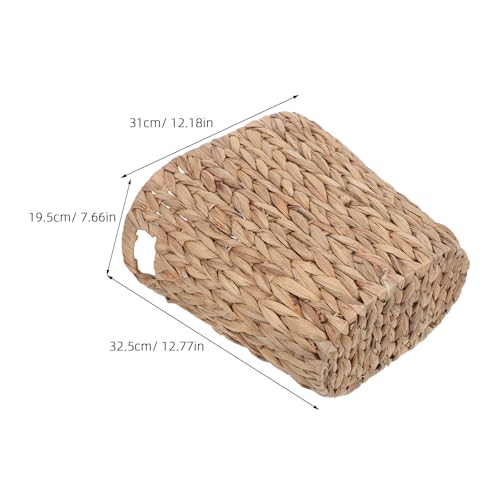 Corbeille à déchets rectangulaire KICHOUSE pour petits espaces et rangement de bain