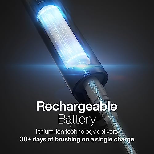 Image of Aquasonic Icon ADA-Accepted Rechargeable Toothbrush | Magnetic Holder & Slim Travel Case | 2 Brushing Modes & Smart Timers | Gentle Micro-Vibrations(Onyx)