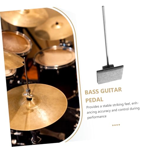 Accesorio para pedal de bombo con maza plana cuadrada de fieltro miniatura 3
