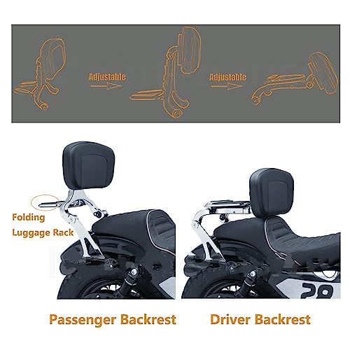 Capot selle solo polyvalente avec dossier sissy bar noir Harley Breakout - 6
