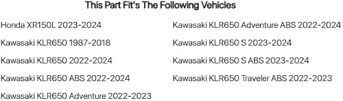 Miniatura 2 de Tusk Estriberas Billet Race con muelles compatibles con Kawasaki KLR650 1987-2018, 2022-2025