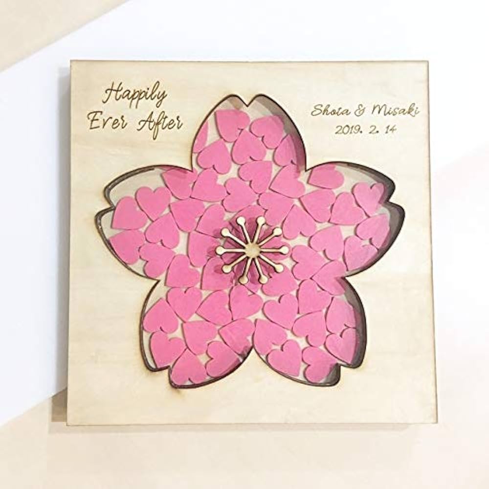 可愛い物好きさん集ま〜れ❤︎\"バードセンサ付きウェルカムボード専用です‼️ Amazon | 【Eesu cos】ハート型ディスプレイ ゲストブック 芳名