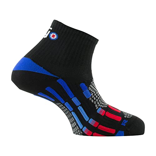 Thyo - Socquettes Pody Air® Run Silver MADE IN FRANCE - couleur - Noir tricolore - Pointure - 41-43