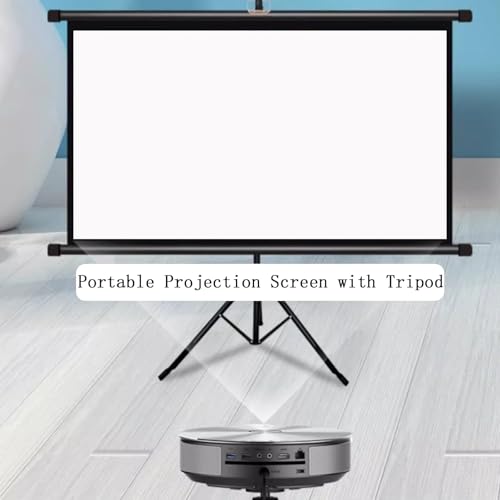 Pantalla de proyección ajustable 72in con trípode miniatura 2