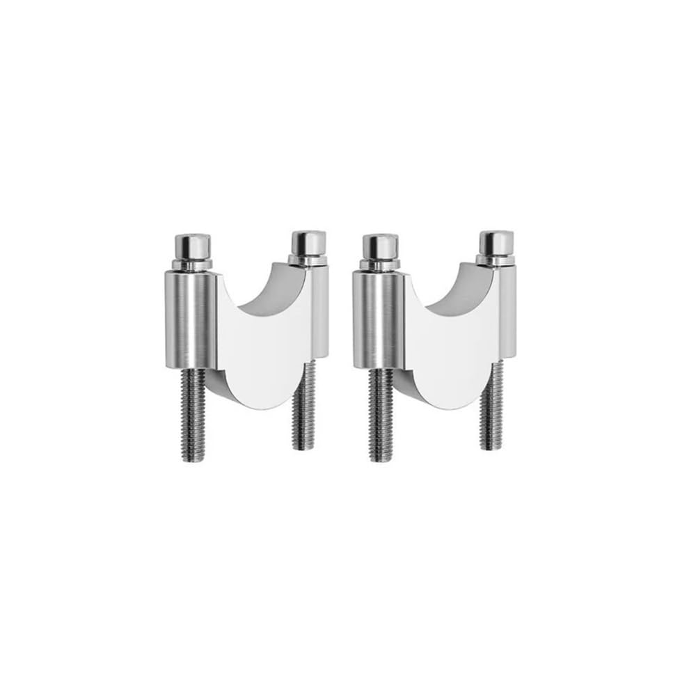 Riser guidon moto 22mm poignée pince universelle pour rehausser barre argent