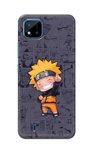 Image of PRINTFIDAA Printed Hard Back Cover Case for Realme C20 | Realme C20A | Realme C11 2021 Back Cover (Famous Anime Cartoon Character) -112