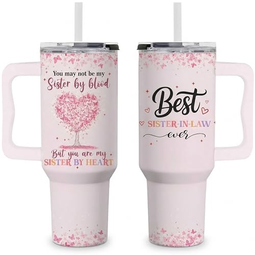 Sister in law Gifts, Best Sister-in-law Ever 40oz Tumbler with