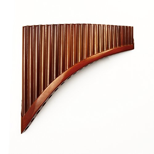 Chinese Pan Flute 22 Pipes Chinese Traditional Musical Instrument Pan Pipes in Key G and Right Hand