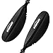 Overmont Kayak Paddle 230cm/90.5in Heavy Duty Aluminum Alloy Lightweight Boating Oar for Inflatable Kayaks with Paddle Leash