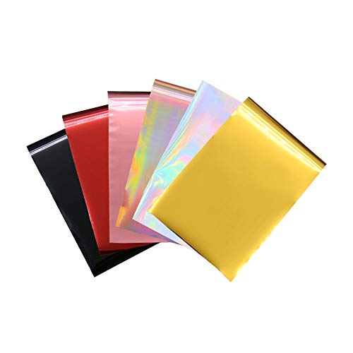 60 Feuilles de Vinyle Adhesif 6 Couleurs 15 x 8cm Papier Transfert Vynil Scricut Silhouette Cameo Traceur Autocollant Cover