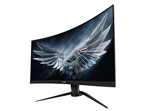 Aorus Cv27F 27" Frameless Curved 1500R Gaming Monitor, Fhd 1080P, 90% Dci-P3 Color Accurate Va Panel, 1Ms 165 Hz, Hdr, Freesync Premium Pro, Height/Tilt/Swivel Adjustable, Vesa, Zero Bright Dot Policy #TOP2