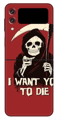 Image of Mobile Skins Compatible with Samsung Galaxy Z FLIP 3 5G Skin Not Back Cover, Camera & Back Protector Mobile Skin Wrap; Samsung Galaxy Z FLIP 3 5G-KE-159