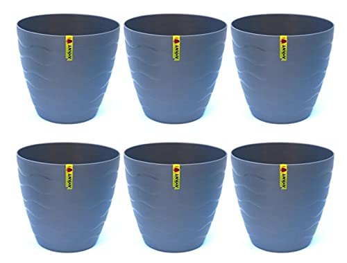 Avant 9'' Design Pots 6 Nos (Aash)
