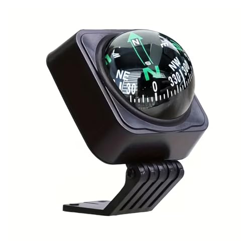 Brújula e inclinómetro para auto, plegable y adhesiva miniatura 6