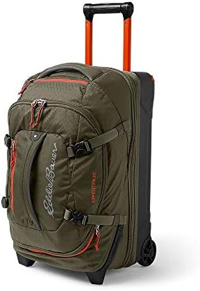 Eddie Bauer Expedition 22 Duffel Bag 2.0-Lightweight Travel Luggage Made from Rugged Polycarbonate, Dk Thyme, ONE Size