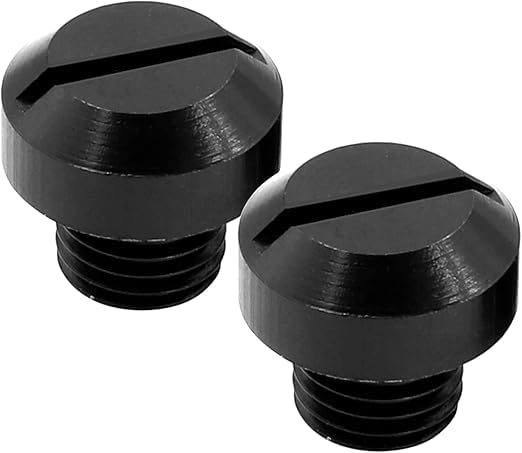 Image of Street27 Rearview Mirror Thread Hole Plug Screw Bolts for Motorcycles Aluminum Alloy Vibration-Resistant Durable and Perfect for Replacement or Custom Applications