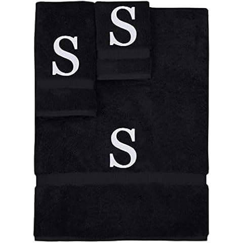 Personalised Monogrammed Towel Set of 3 Cover