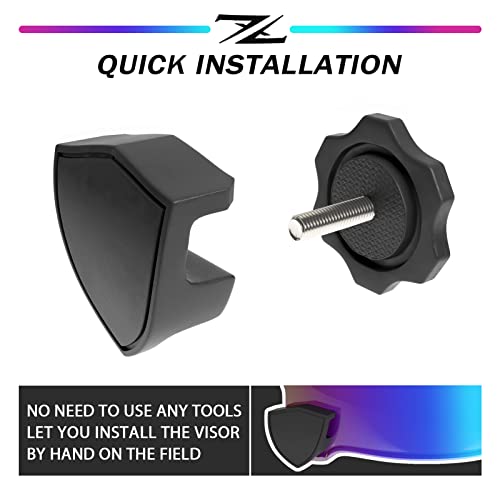 Image of Tinted Football Visor, Fits Youth and Adult Football Helmets