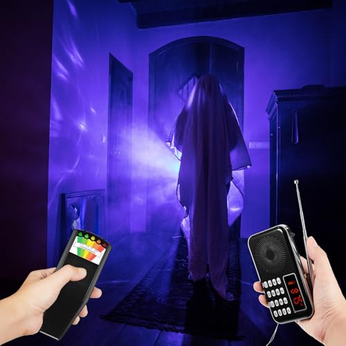 Image of Relaxweex 2pcs Ghost Hunting Equipment Kit Include 1 Pcs LED EMF Meter Magnetic Field Ghost Hunting and 1 Pcs Ghost Radio Ghost Hunting Device for Electromagnetic Paranormal Investigations