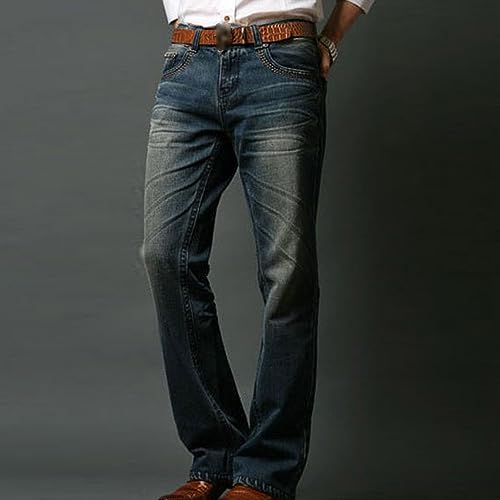 Pantalones Cargo para Hombre Azul Talla 34 miniatura 4