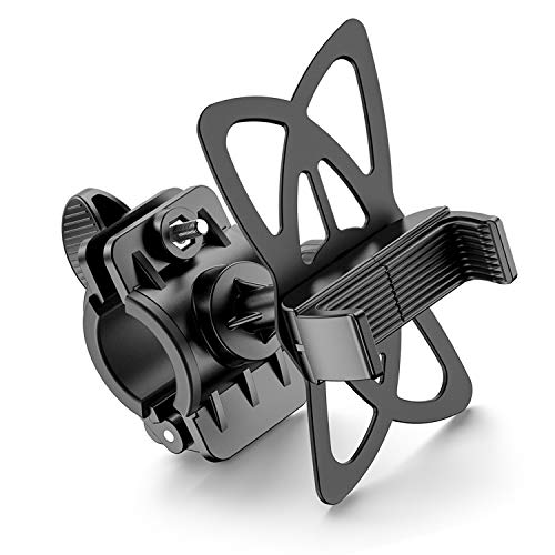 自転車 スマホ ホルダー バイク オートバイ スマートフォン振れ止め 落下防止 すまほ ホルダー GPSナビ 携帯 固定用 サイクリング クロスバイク ロードバイク スマホホルダー 360度回転 角度調整 脱着簡単 強力な保護 優れた耐久性 携帯ホルダー iPhone 11 11Pro Max X XS Max 8 7 6S 6plus Galaxy s8 s9 HUWEI Mate P20 Pro P10 lite Sony Xperia Nexus Android 多機種対応 4.0-6.8インチ