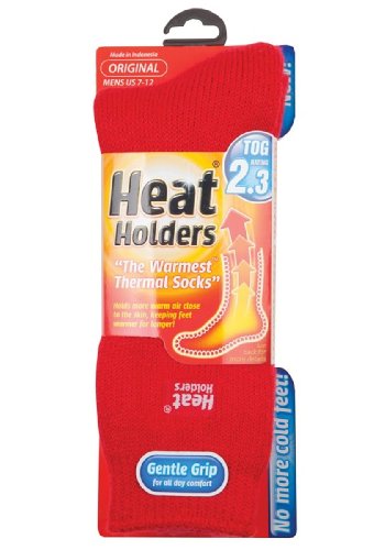 Heat Holders Thermal Socks Men's Original Red 7-12 us
