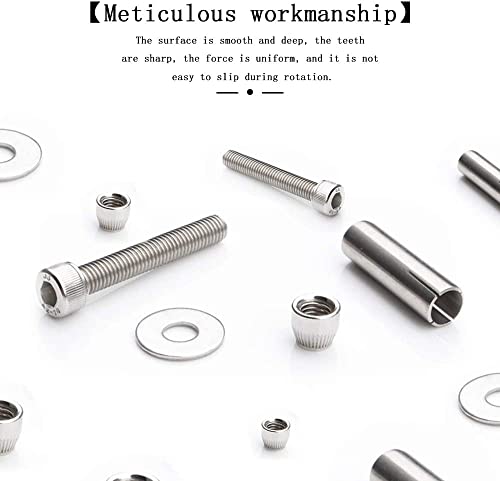 Expansion Bolts, Expansion Sleeve Anchor Screw Bolts,Outdoor Shield Anchor - Expansion Screw Anchor Bolts M8*50-120 6pcs - Image 5